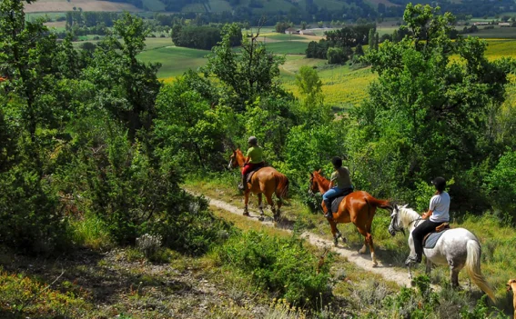 Balade à cheval