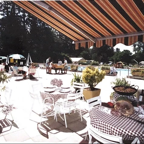Le restaurant en terrasse